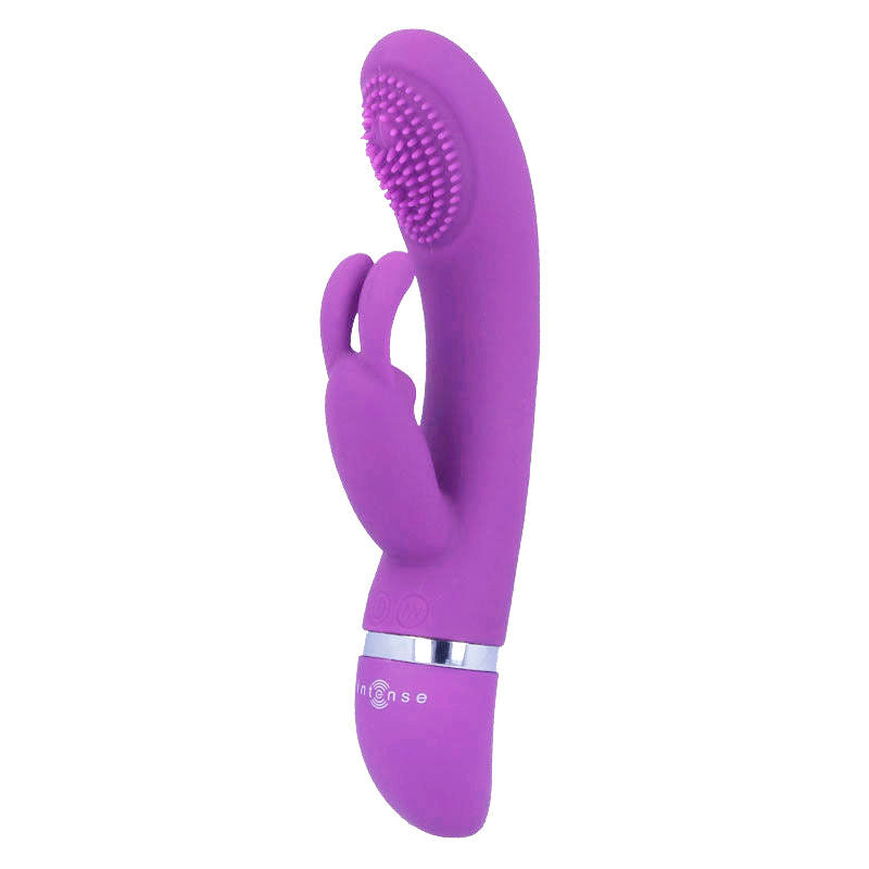 INTENSE - SUSY OSCILLERENDE SILICONEN KONIJNEN LILAC VIBRATOR