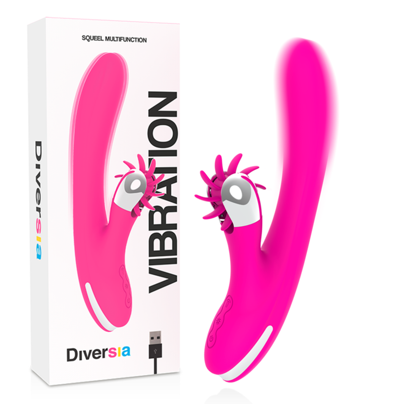 DIVERSIA - VIBREREND KONIJN 24 CM