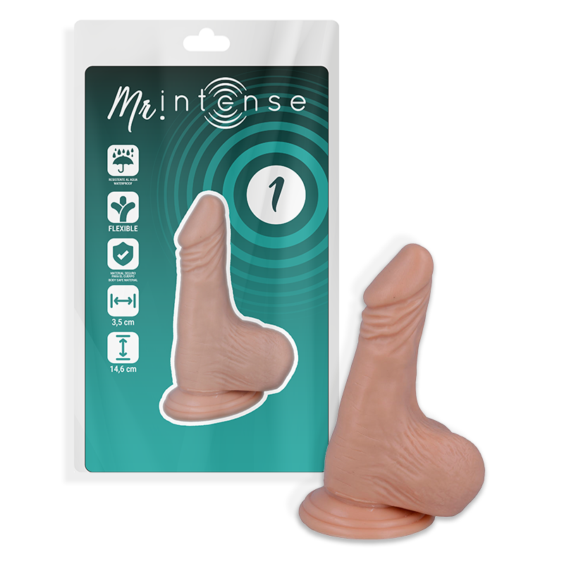 MR INTENSE - 1 REALISTISCHE PENIS 14,6 CM -OF- 3,5 CM