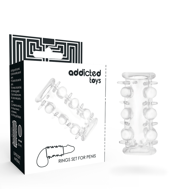 ADDICTED TOYS - DOORZICHTIGE PENISBESCHERMING
