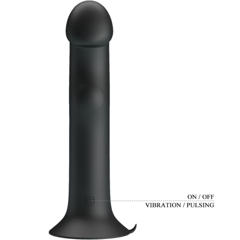 PRETTY LOVE - MURRAY BLACK CLITORALE VIBRATOR EN ZUIGGEREEDSCHAP