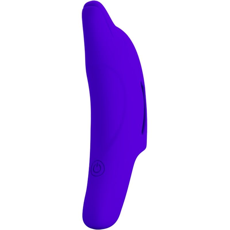 PRETTY LOVE - DELPHINI KRACHTIGE DONKERBLAUWE VINGERSTIMULATOR