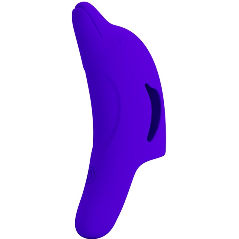 PRETTY LOVE - DELPHINI KRACHTIGE DONKERBLAUWE VINGERSTIMULATOR