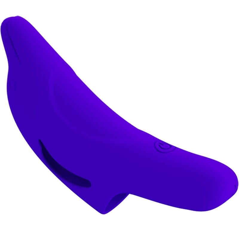 PRETTY LOVE - DELPHINI KRACHTIGE DONKERBLAUWE VINGERSTIMULATOR