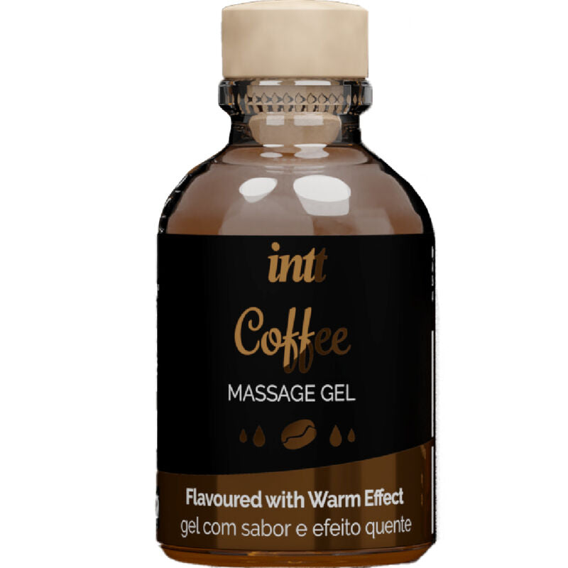 INTT MASSAGE &amp; ORALE SEX - MASSAGEGEL MET KOFFIESMAAK EN VERWARMEND EFFECT