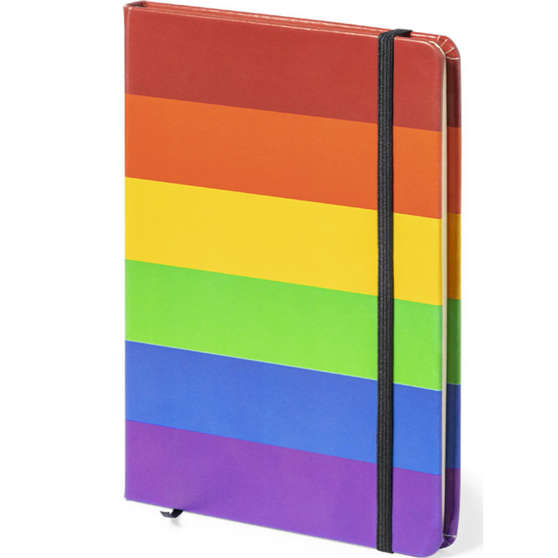 PRIDE - NOTITIEBOEK 15 x 21 LGBT VLAG