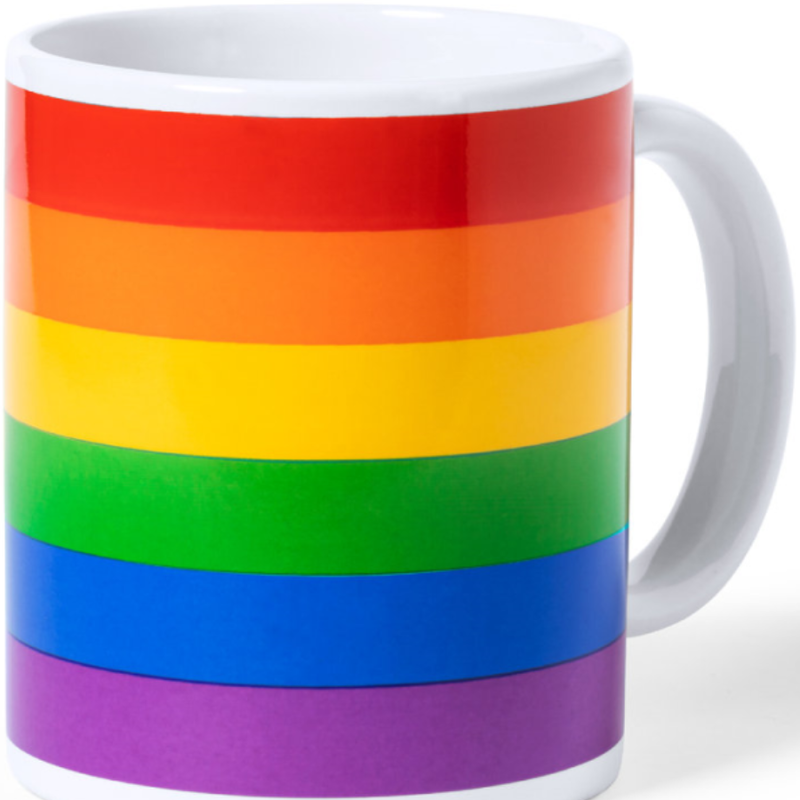 PRIDE - LGBT-VLAGMOK IN INDIVIDUELE KRAFTDOOS /es/pt/en/fr/it/