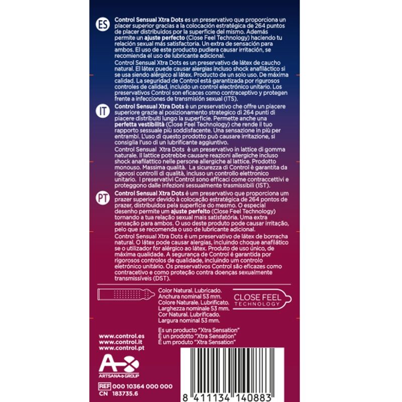 CONTROL - XTRA DOTS 12 EENHEDEN