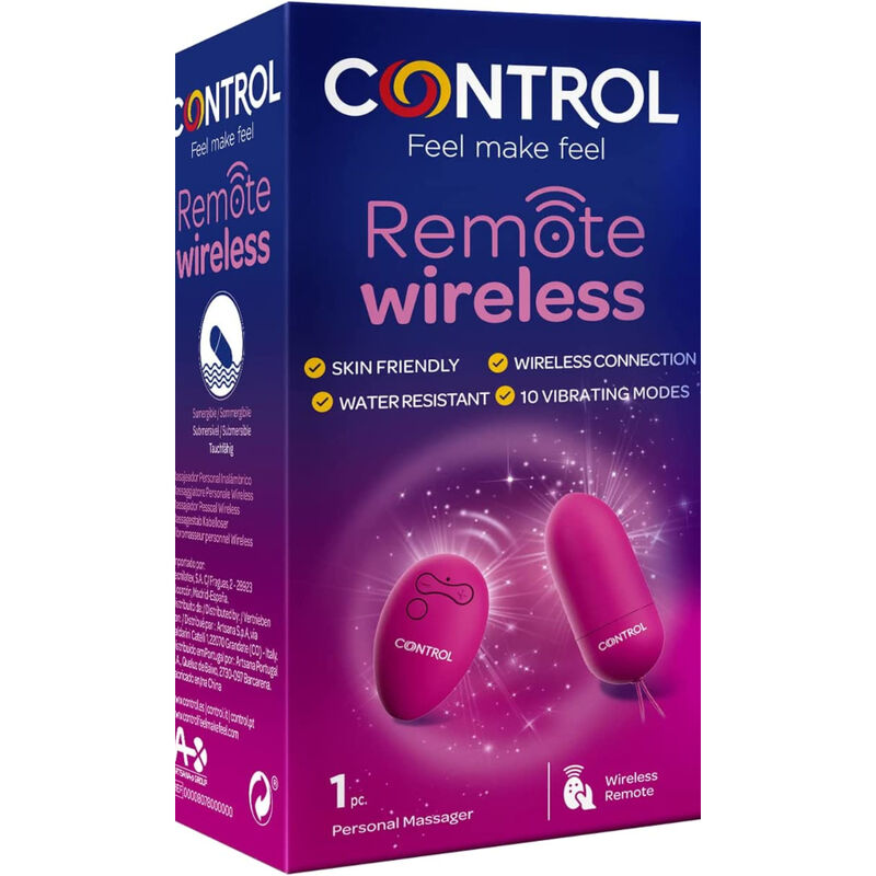 CONTROLE - PERSOONLIJKE MASSAGER DRAADLOZE AFSTANDSBEDIENING