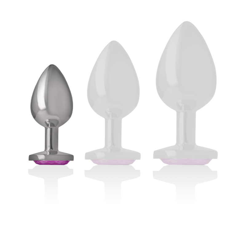 INTENSE - ANALE PLUG METAAL ALUMINIUM ROZE HART MAAT S