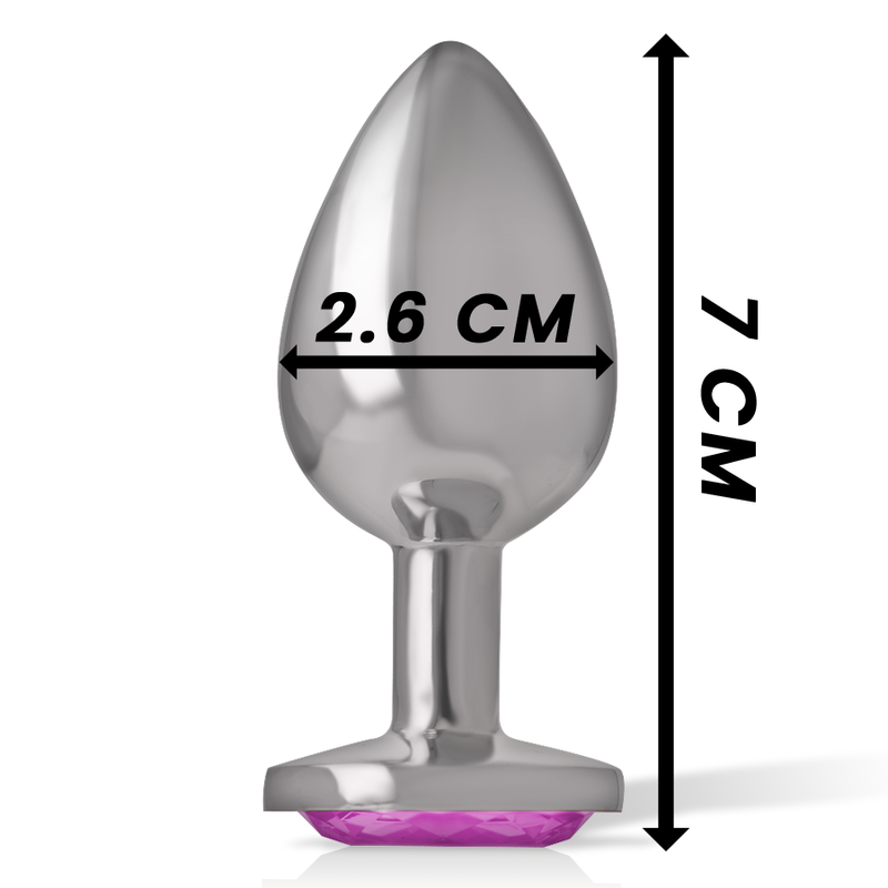 INTENSE - ANALE PLUG METAAL ALUMINIUM ROZE HART MAAT S