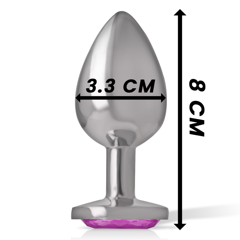 INTENSE - ANALE PLUG METAAL ALUMINIUM ROZE HART MAAT M