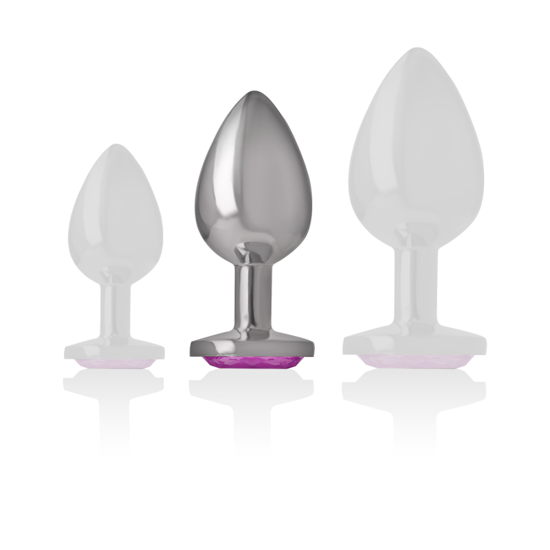 INTENSE - ANALE PLUG METAAL ALUMINIUM ROZE HART MAAT M