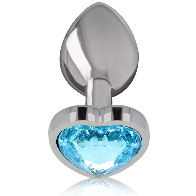 INTENSE - ANALE PLUG METAAL ALUMINIUM BLAUW HART MAAT M