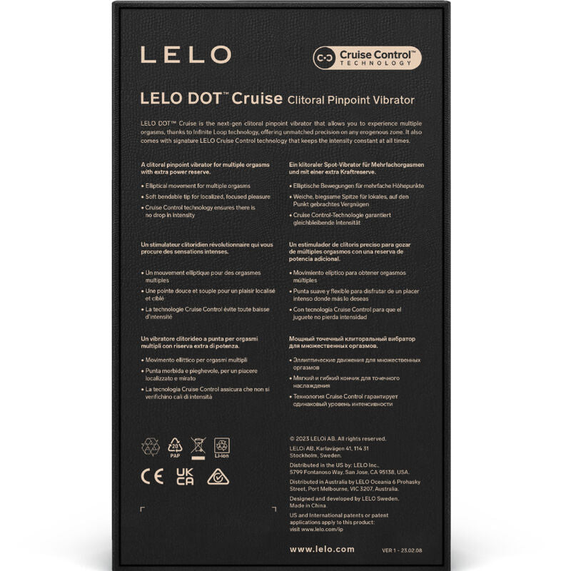 LELO - DOT CRUISE CLITOR STIMULATOR GEEL