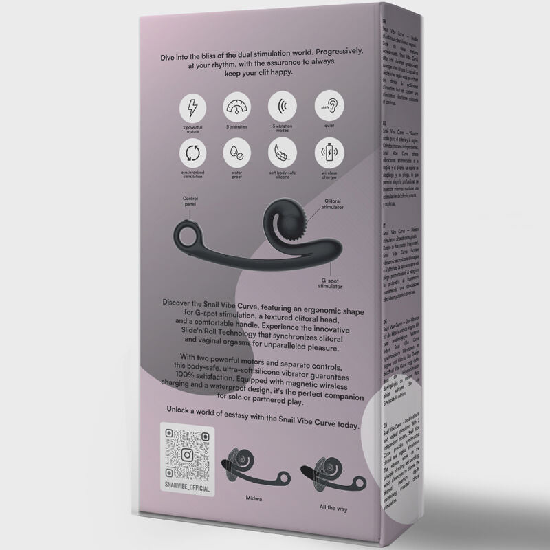 SLAK VIBE - CURVE ZWARTE VIBRATOR