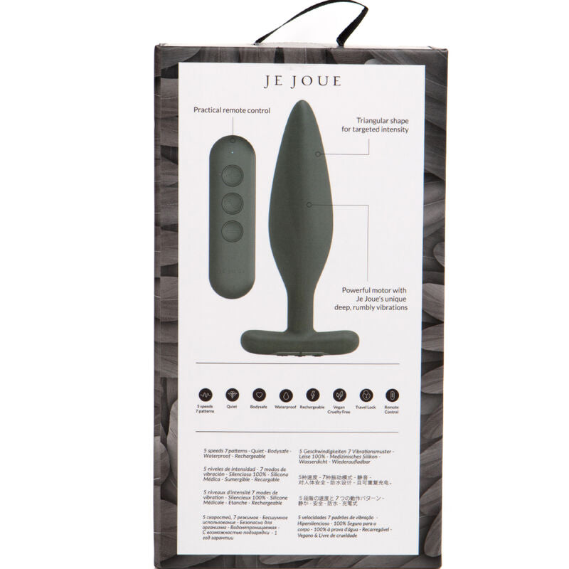 JE JOUE - EGON PLUG ANAAL VIBRATOR ZWART