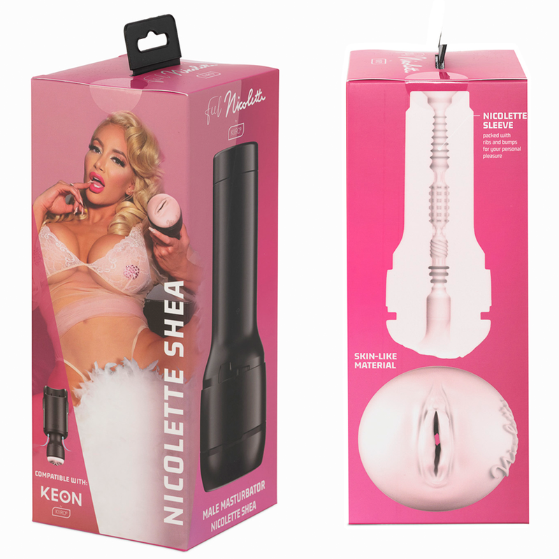 KIIROO - KEON + FEEL NICOLETTE SHEA STROKER + AQUA QUALITY GLUBRICANT 50 ML 