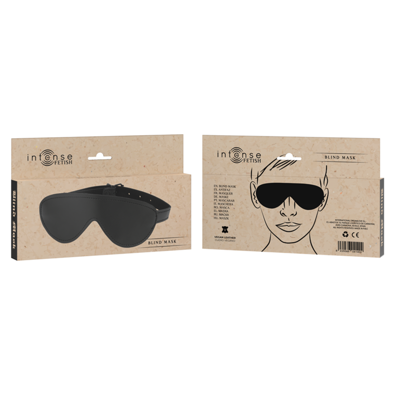 INTENSE - FETISH VEGAN LEDEREN MASKER
