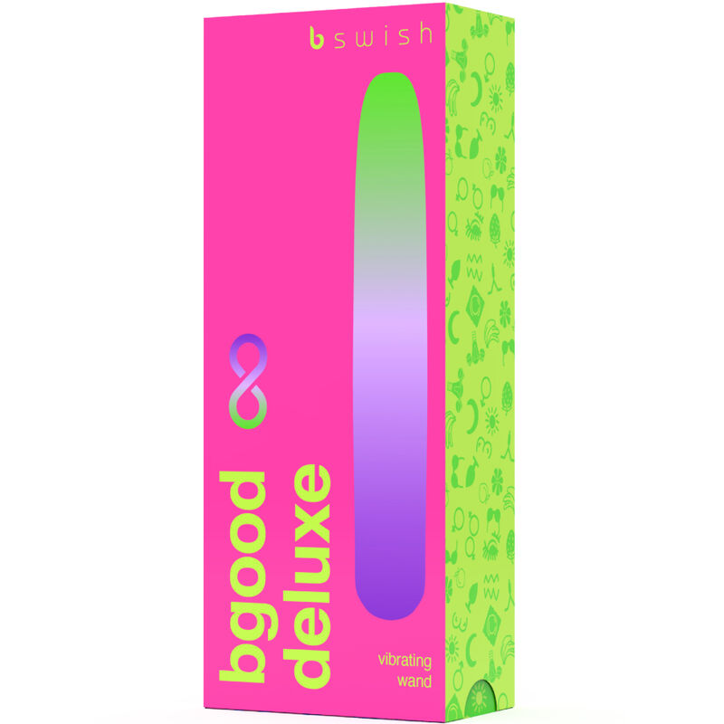B SWISH - BGOOD INFINITE DELUXE OPLAADBARE VIBRATOR BLAUW SILICONEN