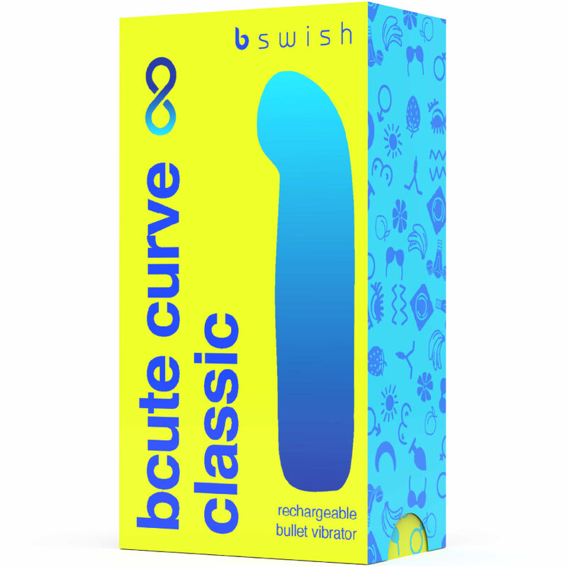 B SWISH - BCUTE CURVE INFINITE CLASSIC OPLAADBARE SILICONEN VIBRATOR GEEL