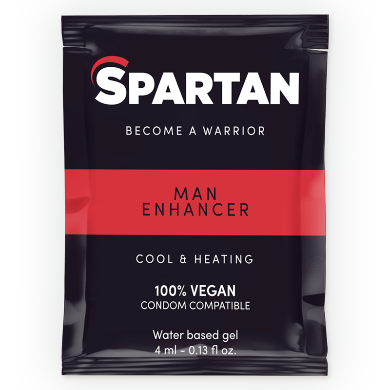 SPARTAN - ERECTIEVERSTERKENDE GEL MET WARM-KOUD EFFECT 100% VEGAN 4ML