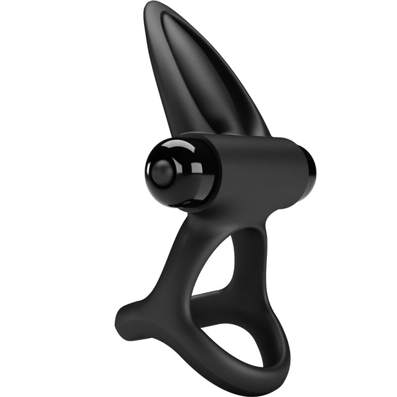 PRETTY LOVE - VIBRATIERING 10 VIBRATIES SILICONEN ZWART