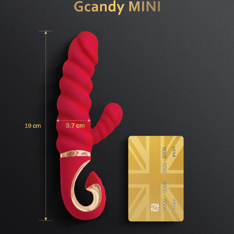 G-VIBE - GCANDY MINI VIBRATOR SILICONEN ROOD