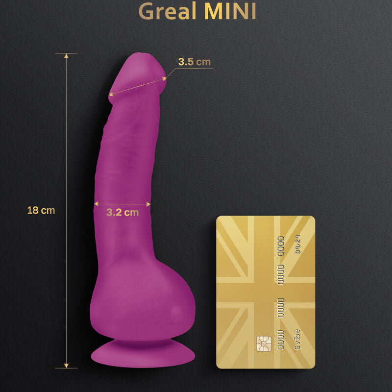 G-VIBE - GREAL MINI DILDO VIBRATOR SILICONE FUCHSIA