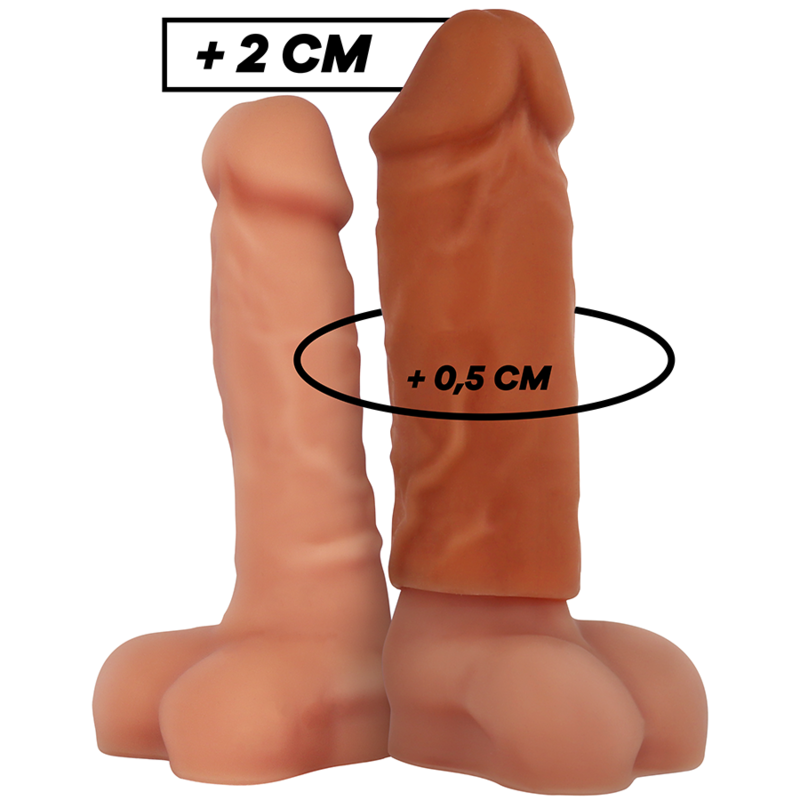 VIRILXL - VLOEIBARE SILICONEN V3 BRUINE PENISVERLENGING
