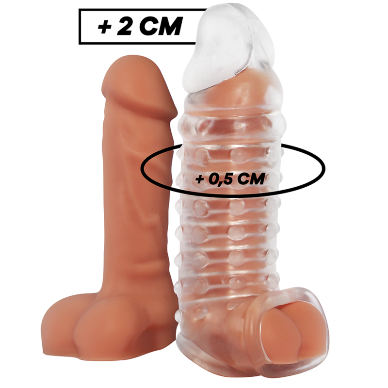 VIRILXL - TRANSPARANTE V11 PENISVERLENGING EN -MOUW