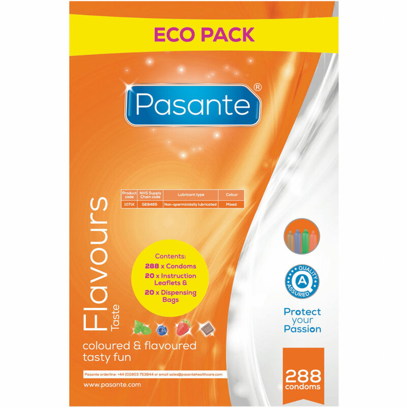 STAGIAIR - ECO PACK CONDOOMS SMAKEN TAS 288 STUKS