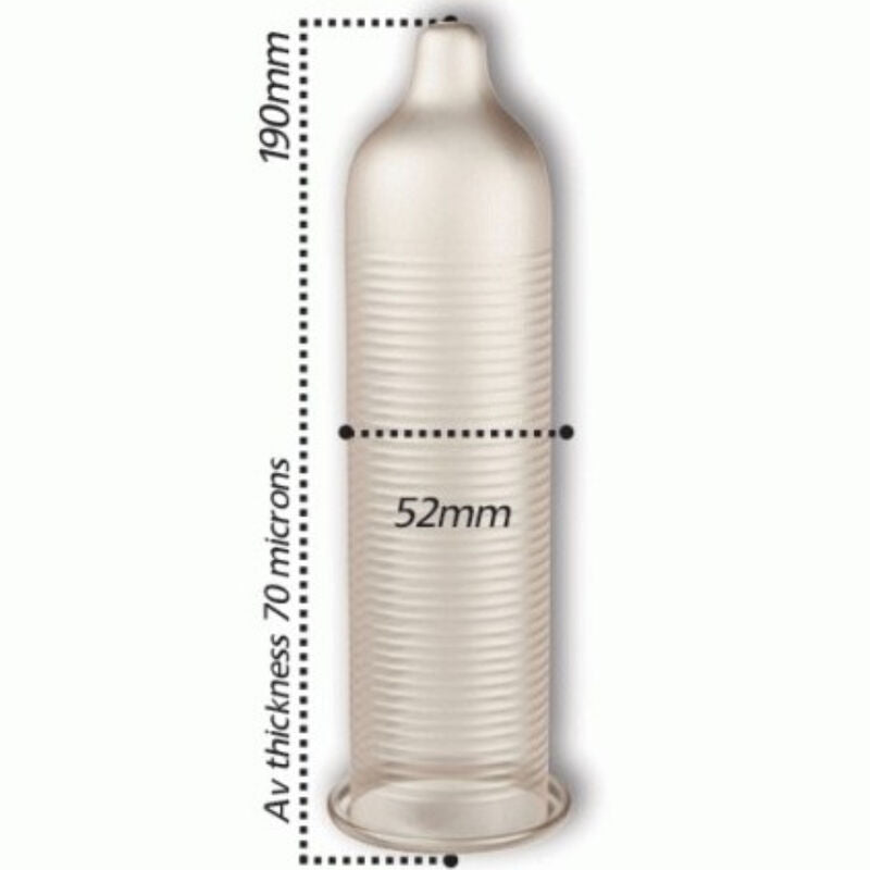 INTERN - CONDOOMTAS MET KOELEFFECT 144 STUKS