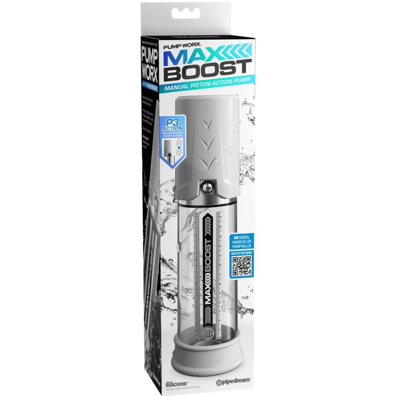 PUMP WORX - MAX BOOST WITTE ERECTIEPOMP