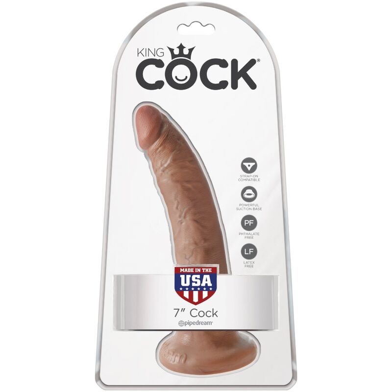 KING COCK - REALISTISCHE PENIS 17,5 CM SNOEP