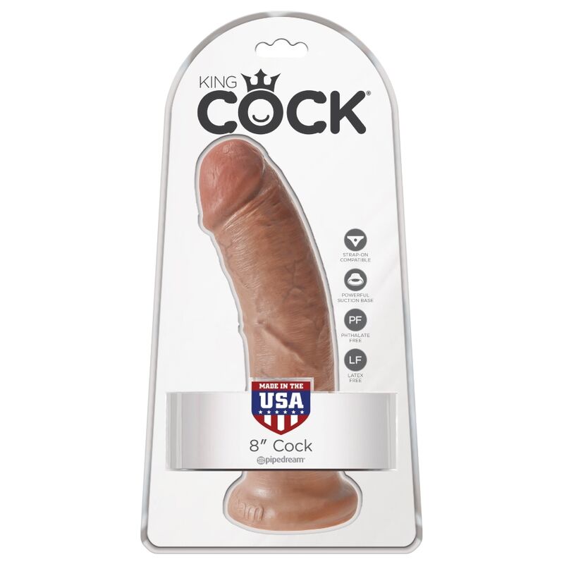 KING COCK - REALISTISCHE PENIS 19,5 CM SNOEP