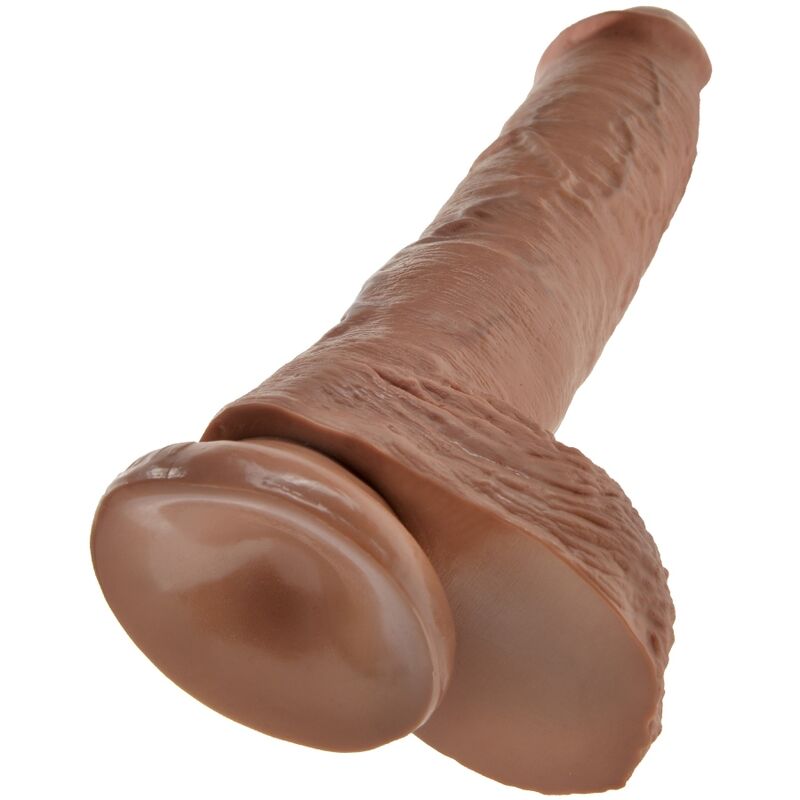 KING COCK - REALISTISCHE PENIS MET TESTIKELEN 19,8 CM SNOEP
