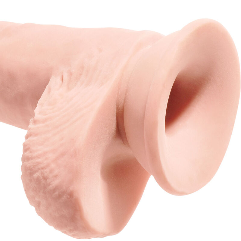 KING COCK - REALISTISCHE PENIS MET TESTIKELEN 19,4 CM NATUURLIJK