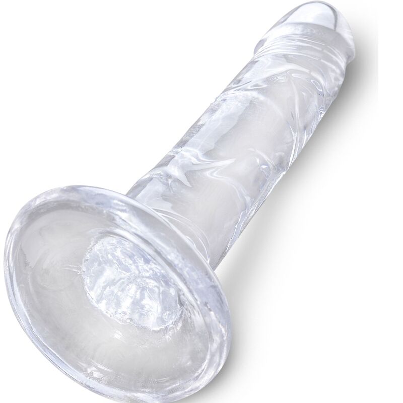 KING COCK - HELDERE REALISTISCHE PENIS 15,5 CM TRANSPARANT