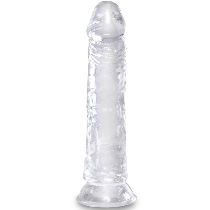 KING COCK - HELDERE REALISTISCHE PENIS 19,7 CM TRANSPARANT