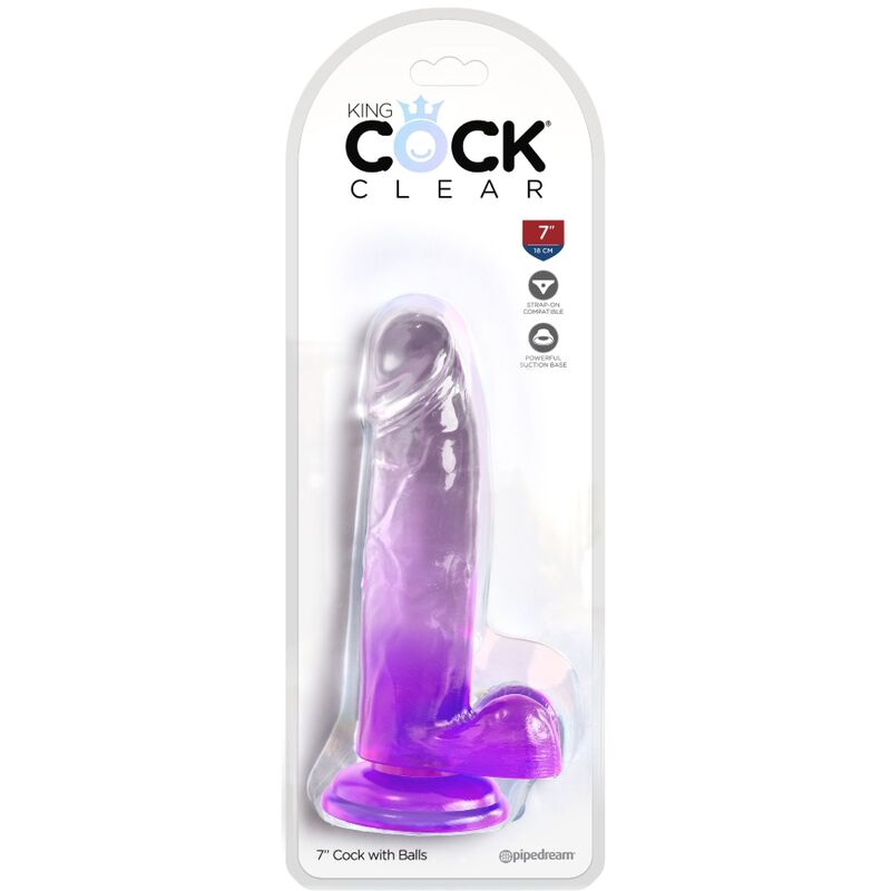 KING COCK - HELDERE REALISTISCHE PENIS MET TESTIKELEN 15,2 CM PAARS