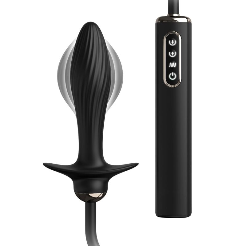 ANAL FANTASY ELITE COLLECTIE - OPBLAASBARE PLUG &amp; AUTO-THROB VIBRATOR