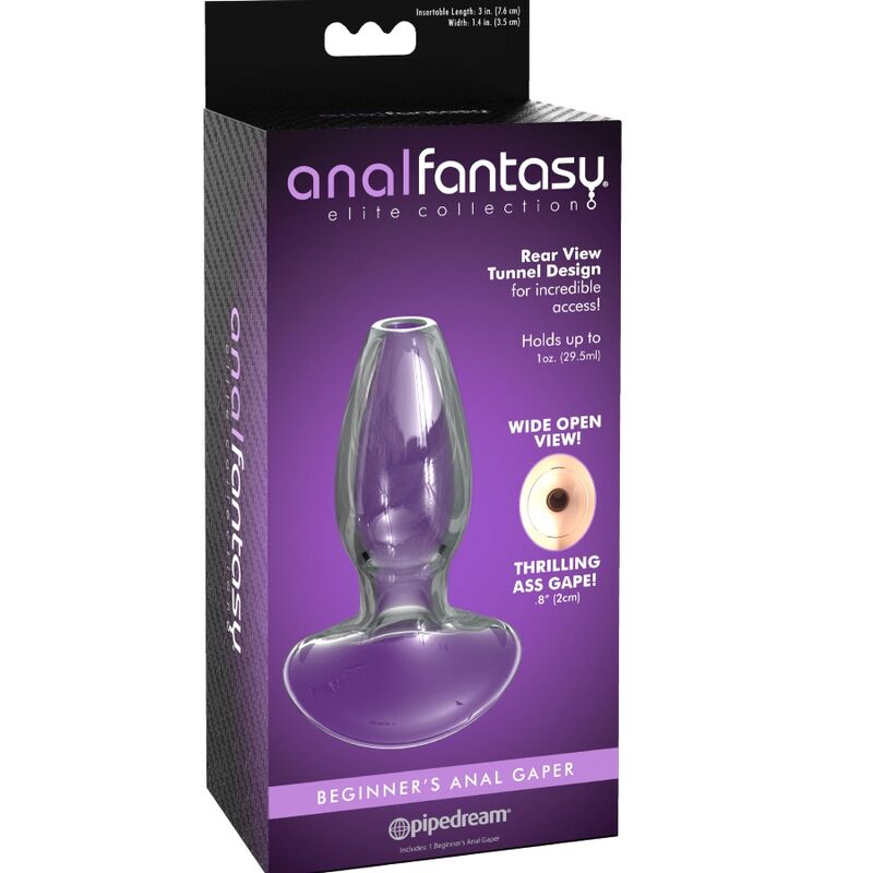 ANAL FANTASY ELITE COLLECTIE - GAPER ANALE DILATOR VOOR BEGINNERS KRISTAL MAAT S