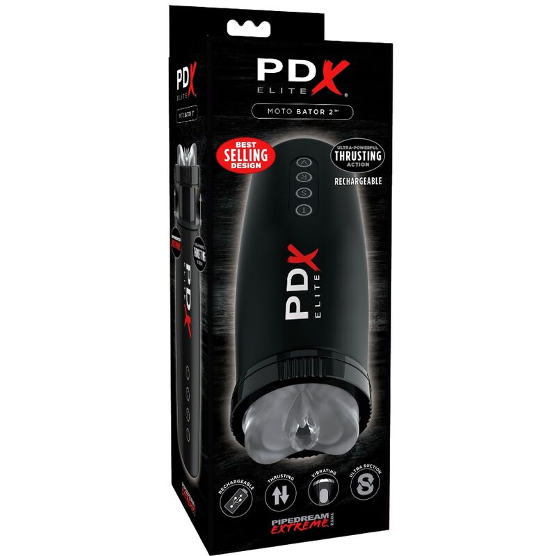 PDX ELITE - OPLAADBARE ULTRAKRACHTIGE STROKER MASTURBATOR