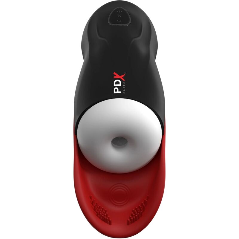 PDX ELITE - FAP-O-MATIC PRO STROKER MASTURBATOR MET TESTIKELBASIS