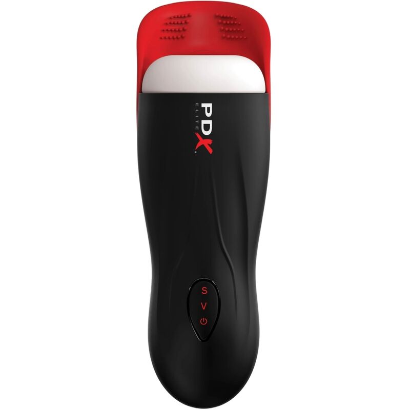 PDX ELITE - FAP-O-MATIC PRO STROKER MASTURBATOR MET TESTIKELBASIS
