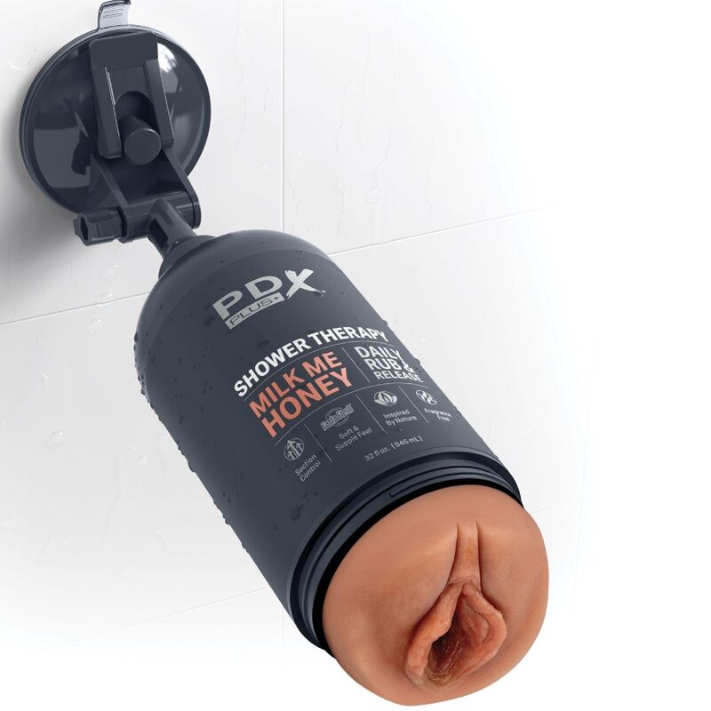 PDX PLUS - STROKER MASTURBATOR DISCRETE FLES ONTWERP SHAMPOO MILK ME HONEY CARAMEL