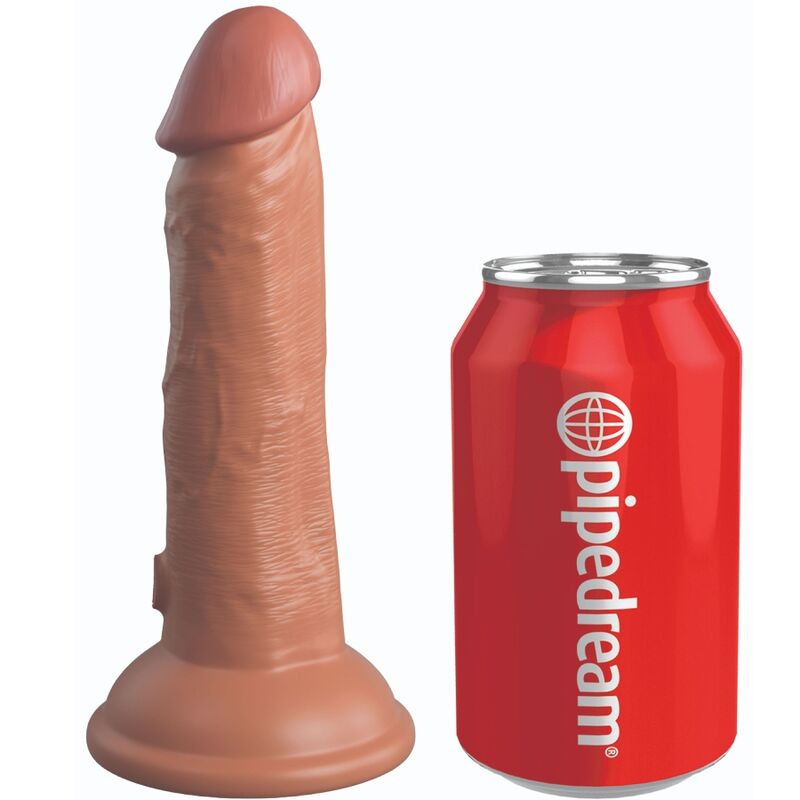 KING COCK - ELITE REALISTISCHE DILDO VIBRATOR &amp; SILICONEN 15,2 CM SNOEP