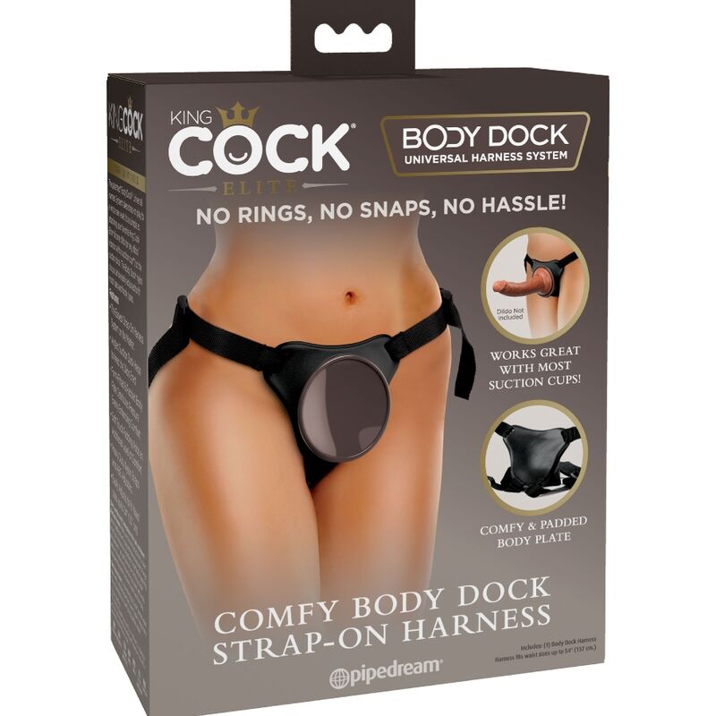 KING COCK - ELITE COMFORTABEL VERSTELBAAR HARNAS