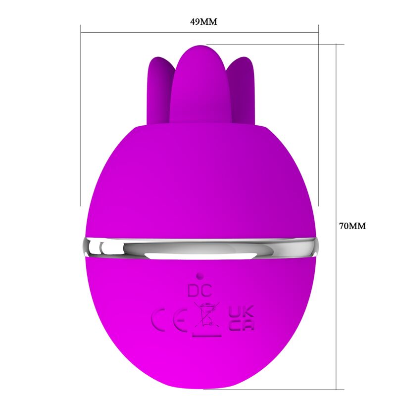PRETTY LOVE - GEMINI BALL RONDE PAARSE SILICONEN VIBRATOR